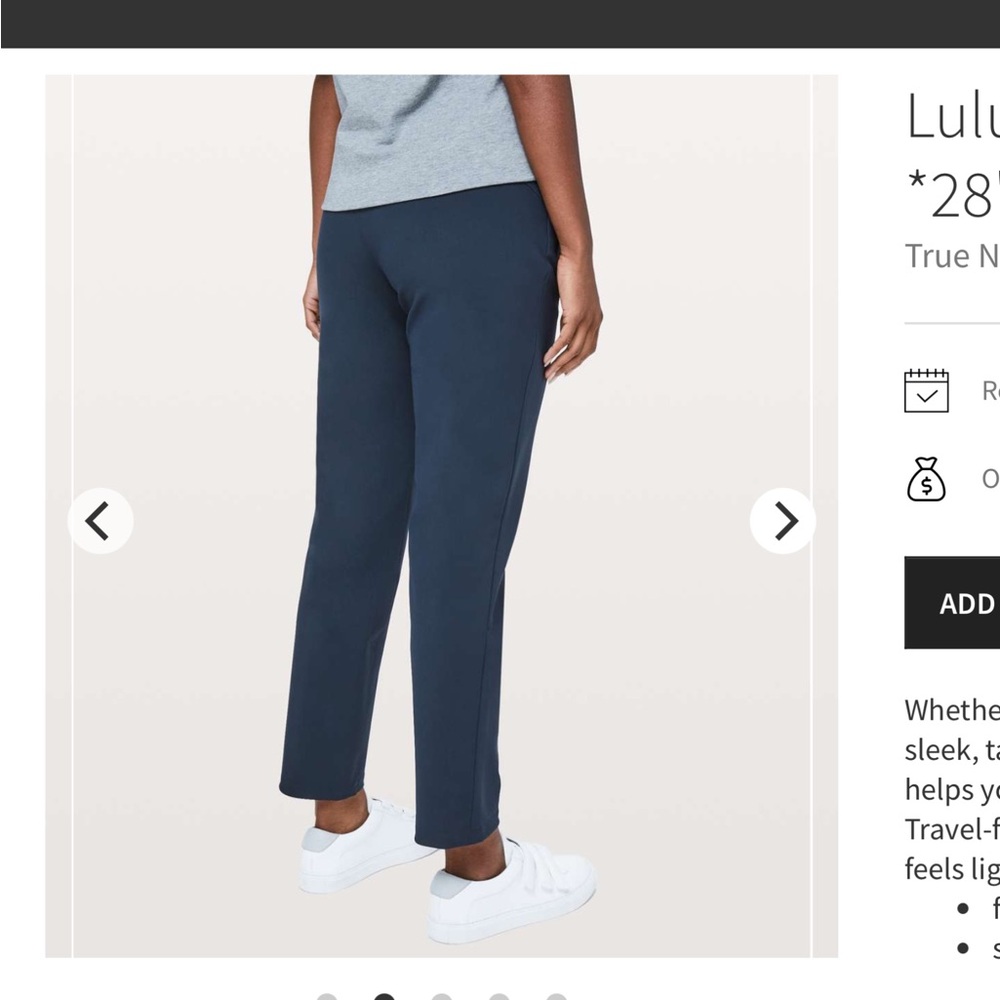 lululemon On the Move Pant size 8 - Picture 2 of 3